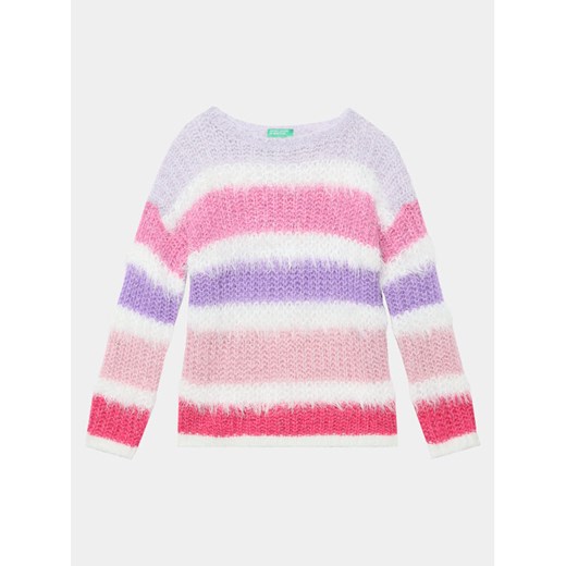 United Colors Of Benetton Sweter 116QQ103W Kolorowy Relaxed Fit ze sklepu MODIVO w kategorii Swetry dziewczęce - zdjęcie 182656744