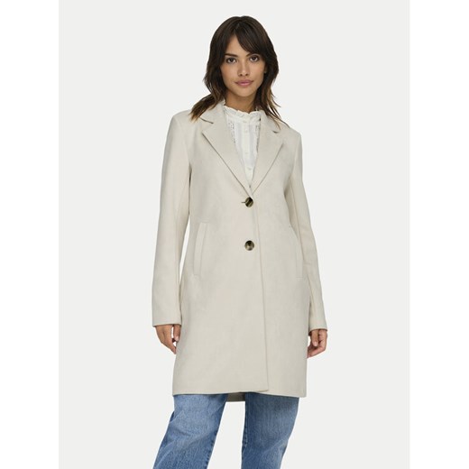 ONLY Płaszcz przejściowy Diane 15336518 Beżowy Regular Fit ze sklepu MODIVO w kategorii Płaszcze damskie - zdjęcie 182656923