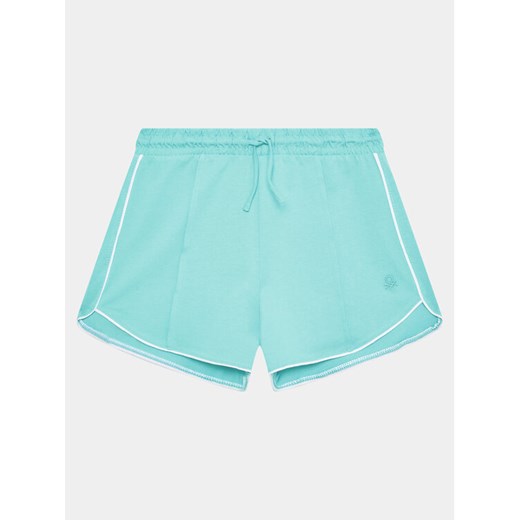 United Colors Of Benetton Szorty sportowe 3BL0C901E Niebieski Regular Fit ze sklepu MODIVO w kategorii Spodenki dziewczęce - zdjęcie 182656931