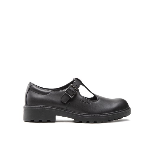 Geox Półbuty J Casey G. E J8420E 00043 C9999 S Czarny ze sklepu MODIVO w kategorii Półbuty dziecięce - zdjęcie 182656933