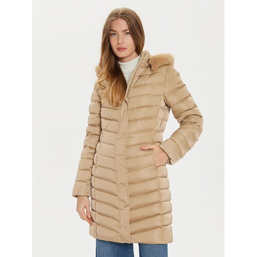 Geox Kurtka puchowa Bettanie W4626H T3122 F5233 Beżowy Regular Fit ze sklepu MODIVO w kategorii Kurtki damskie - zdjęcie 182656941