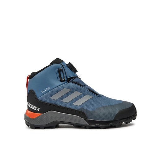 adidas Trekkingi Terrex Winter Mid BOA RAIN.RDY ID0940 Niebieski ze sklepu MODIVO w kategorii Buty trekkingowe dziecięce - zdjęcie 182656991