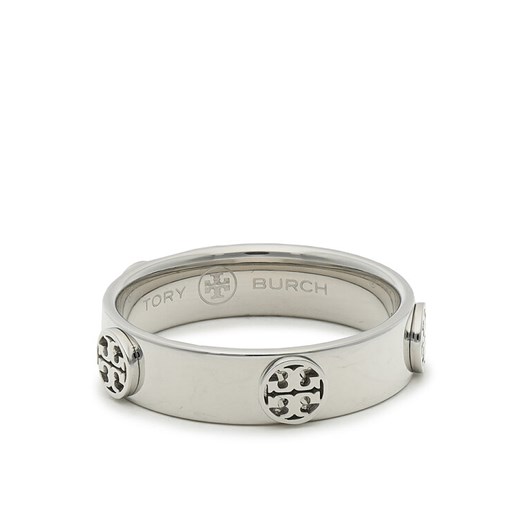 Tory Burch Pierścionek Miller Stud Ring 76882 Srebrny ze sklepu MODIVO w kategorii Pierścionki - zdjęcie 182657013