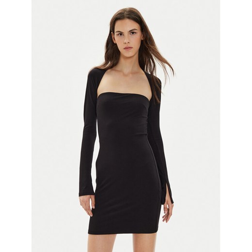 Gina Tricot Sukienka codzienna 23511 Czarny Slim Fit ze sklepu MODIVO w kategorii Sukienki - zdjęcie 182657024