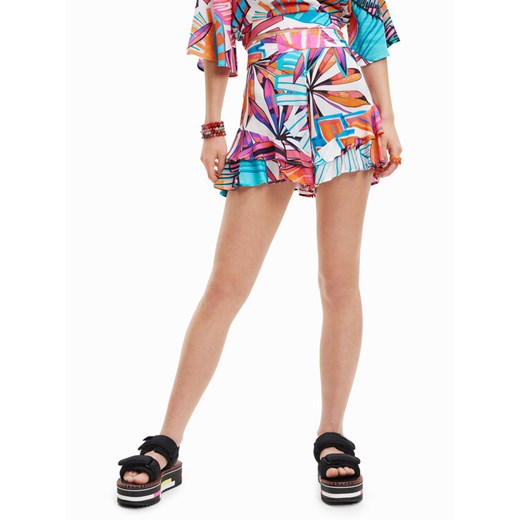 Desigual Szorty materiałowe 23SWMW10 Kolorowy Regular Fit ze sklepu MODIVO w kategorii Szorty - zdjęcie 182657121