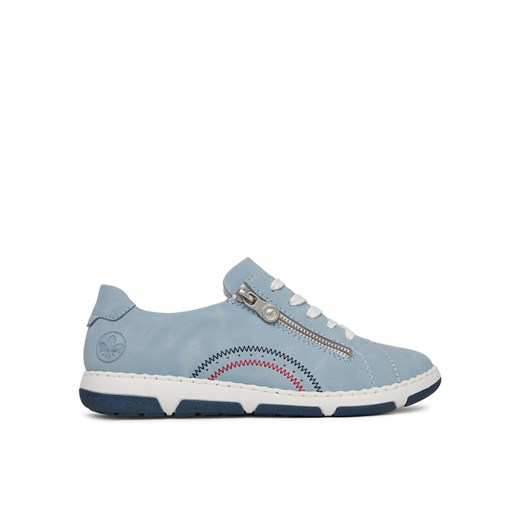 Rieker Sneakersy 42424-10 Niebieski ze sklepu MODIVO w kategorii Buty sportowe damskie - zdjęcie 182657141