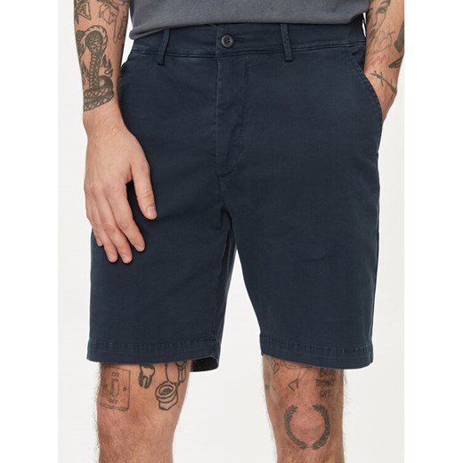Pepe Jeans Szorty materiałowe Regular Chino Short PM801092 Granatowy Regular Fit ze sklepu MODIVO w kategorii Spodenki męskie - zdjęcie 182657161