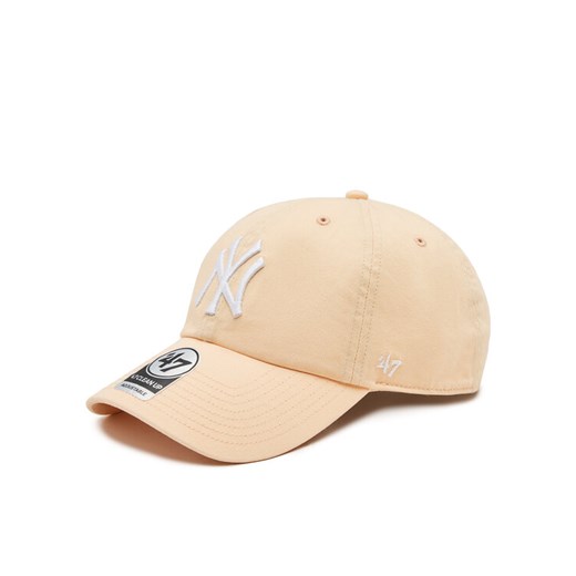 47 Brand Czapka z daszkiem Mlb New York Yankees '47 Clean Up W/ No Loop Label B-NLRGW17GWS-AF Pomarańczowy ze sklepu MODIVO w kategorii Czapki z daszkiem męskie - zdjęcie 182657192