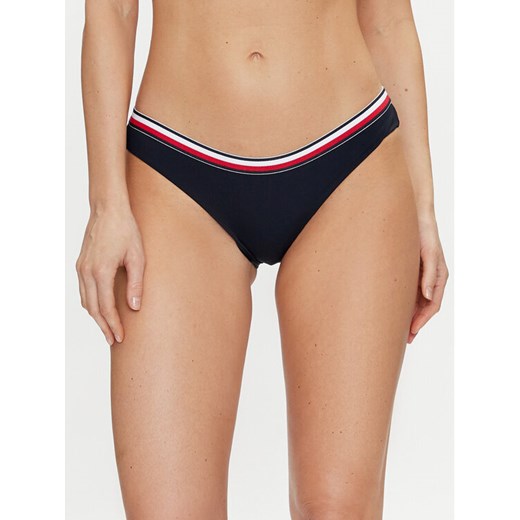 Tommy Hilfiger Dół od bikini UW0UW05402 Granatowy ze sklepu MODIVO w kategorii Stroje kąpielowe - zdjęcie 182657251