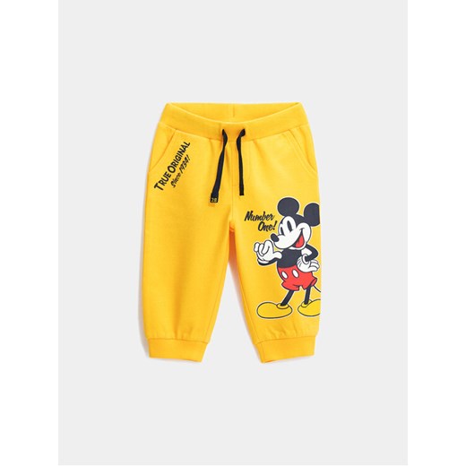 Original Marines Spodnie dresowe DEPV0222NM Żółty Regular Fit ze sklepu MODIVO w kategorii Spodnie i półśpiochy - zdjęcie 182657271