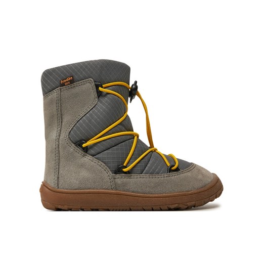 Froddo Kozaki Barefoot Tex Track Wool G3160239-4 M Szary ze sklepu MODIVO w kategorii Buty zimowe dziecięce - zdjęcie 182657290