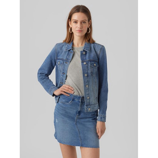 Vero Moda Kurtka jeansowa Zorica 10279789 Niebieski Regular Fit ze sklepu MODIVO w kategorii Kurtki damskie - zdjęcie 182657301