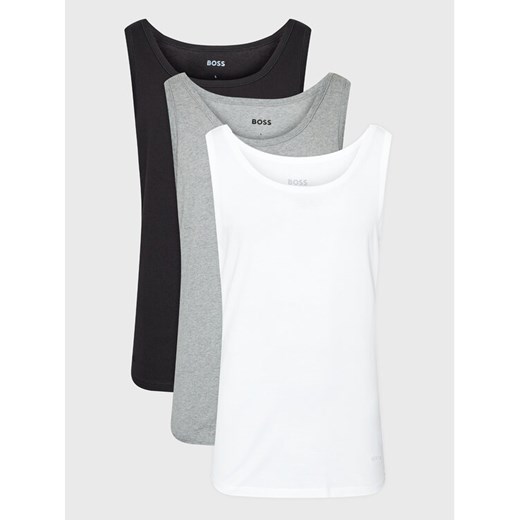 Boss Komplet 3 tank topów 50475278 Kolorowy Regular Fit ze sklepu MODIVO w kategorii T-shirty męskie - zdjęcie 182657364