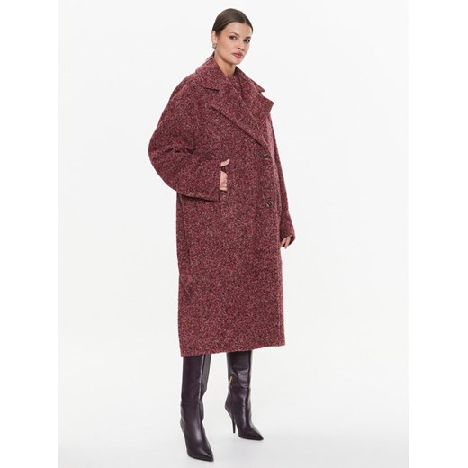 Remain Płaszcz przejściowy Cosma RM1837 Bordowy Regular Fit ze sklepu MODIVO w kategorii Płaszcze damskie - zdjęcie 182657393