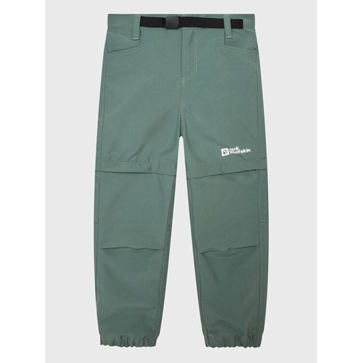 Jack Wolfskin Spodnie outdoor Active 1609761 M Zielony Regular Fit ze sklepu MODIVO w kategorii Spodnie chłopięce - zdjęcie 182657401