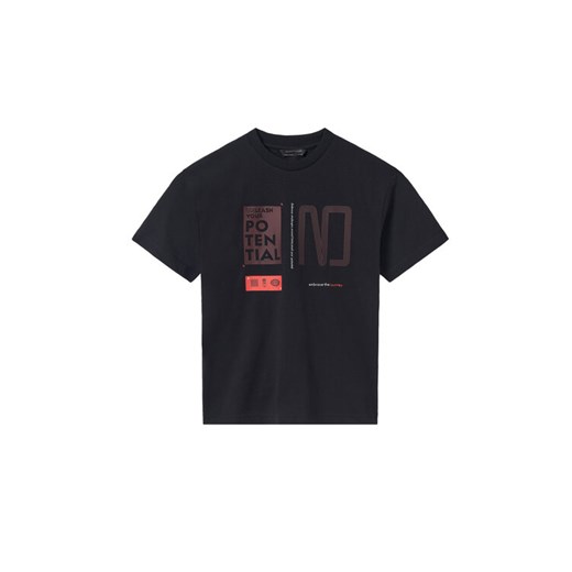 Mayoral T-Shirt 6014 Czarny Regular Fit ze sklepu MODIVO w kategorii T-shirty chłopięce - zdjęcie 182657432