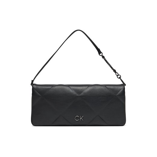 Calvin Klein Torebka Re-Lock Quilt Wristelet Clutch K60K611333 Czarny ze sklepu MODIVO w kategorii Kopertówki - zdjęcie 182657452