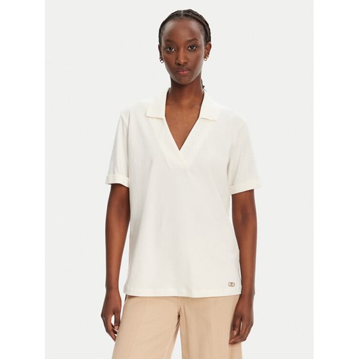 Liu Jo Sport T-Shirt TA5187 J6308 Biały Relaxed Fit ze sklepu MODIVO w kategorii Bluzki damskie - zdjęcie 182657540