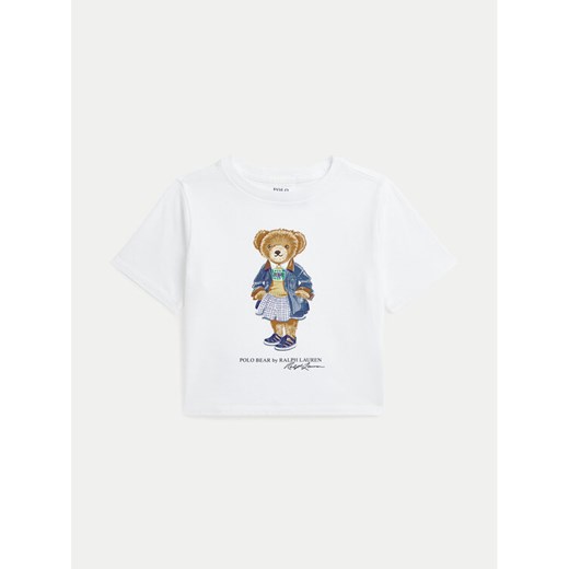 Polo Ralph Lauren T-Shirt 312965155001 Biały Boxy Fit ze sklepu MODIVO w kategorii Bluzki dziewczęce - zdjęcie 182657574