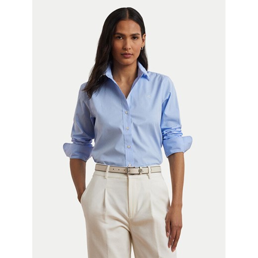 LAUREN RALPH LAUREN Koszula 200684553002 Błękitny Regular Fit ze sklepu MODIVO w kategorii Koszule damskie - zdjęcie 182657584
