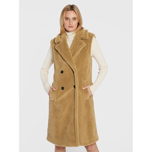 Marella Bezrękawnik Shaila 39060528 Brązowy Regular Fit ze sklepu MODIVO w kategorii Kamizelki damskie - zdjęcie 182657792