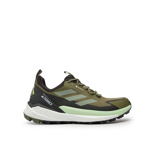 adidas Sneakersy Terrex Free Hiker 2.0 Low GORE-TEX Hiking IE5104 Zielony ze sklepu MODIVO w kategorii Buty trekkingowe męskie - zdjęcie 182657812