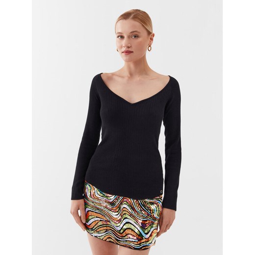 Guess Sweter W3YR25 Z37J2 Czarny Regular Fit ze sklepu MODIVO w kategorii Swetry damskie - zdjęcie 182657814