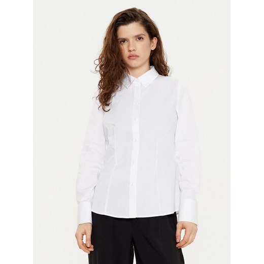 JOOP! Koszula 30045088 Biały Slim Fit ze sklepu MODIVO w kategorii Koszule damskie - zdjęcie 182657841