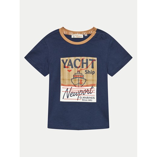 Original Marines T-Shirt DEP0274NM Granatowy Regular Fit ze sklepu MODIVO w kategorii T-shirty chłopięce - zdjęcie 182657911