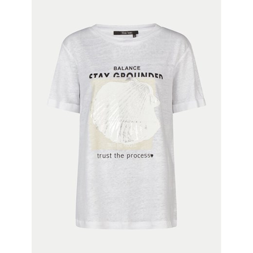 Marc Aurel T-Shirt 7551 7000 73730 Biały Regular Fit ze sklepu MODIVO w kategorii Bluzki damskie - zdjęcie 182657921