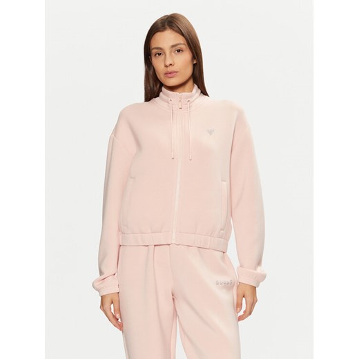 Guess Bluza V4BQ14 K7UW2 Różowy Regular Fit ze sklepu MODIVO w kategorii Bluzy damskie - zdjęcie 182657940