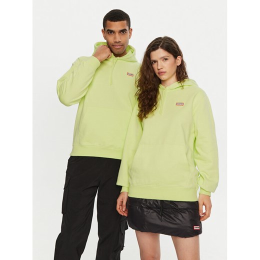 Hunter Bluza HARU0008242 Zielony Regular Fit ze sklepu MODIVO w kategorii Bluzy męskie - zdjęcie 182657954
