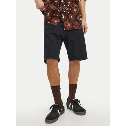 Jack&Jones Szorty jeansowe Tony 12249068 Czarny Loose Fit ze sklepu MODIVO w kategorii Spodenki męskie - zdjęcie 182657961