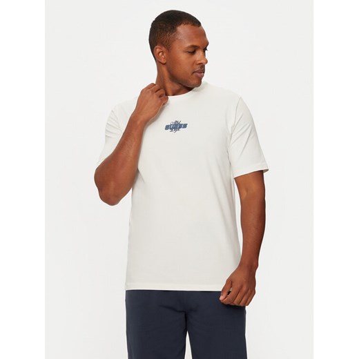 Guess T-Shirt Z4YI08 J1314 Écru Slim Fit ze sklepu MODIVO w kategorii T-shirty męskie - zdjęcie 182657981
