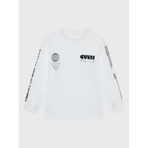 Guess Bluzka L2BI04 I3Z13 Biały Oversize ze sklepu MODIVO w kategorii T-shirty chłopięce - zdjęcie 182657993