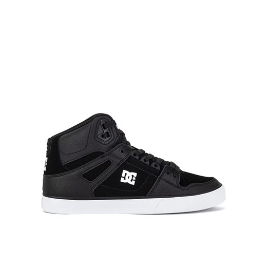 DC Sneakersy PURE HIGH-TOP WC ADYS400043-BLW Czarny ze sklepu MODIVO w kategorii Trampki męskie - zdjęcie 182658010