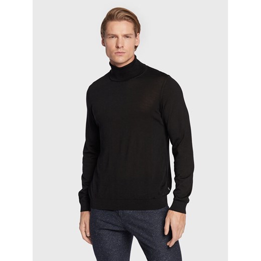 Boss Golf Musso-P 50468262 Czarny Slim Fit ze sklepu MODIVO w kategorii Swetry męskie - zdjęcie 182658031