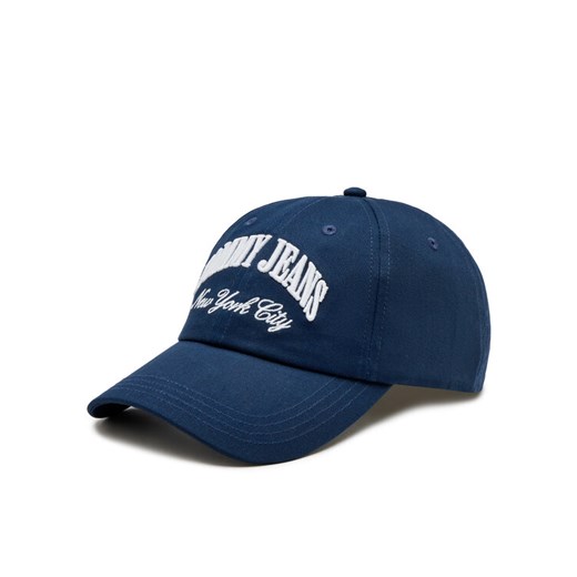 Tommy Jeans Czapka z daszkiem Hot Summer AW0AW15959 Niebieski ze sklepu MODIVO w kategorii Czapki z daszkiem damskie - zdjęcie 182658052
