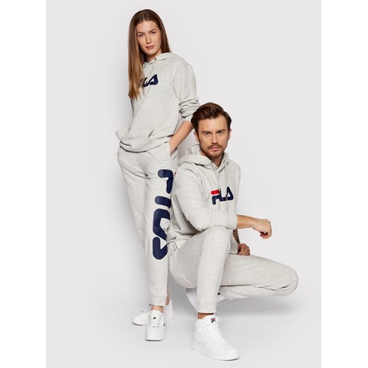 Fila Bluza Unisex Barumini FAU0068 Szary Regular Fit ze sklepu MODIVO w kategorii Bluzy damskie - zdjęcie 182658174