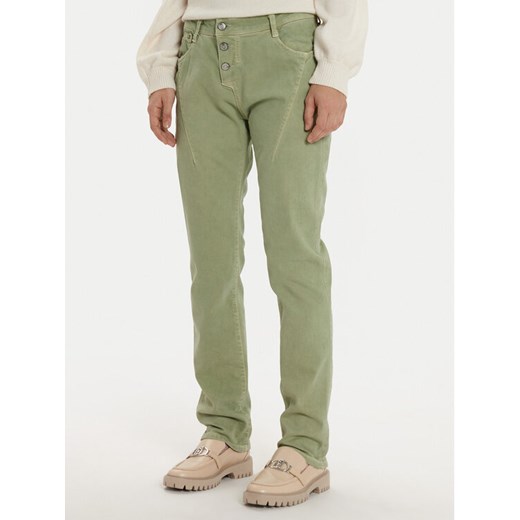 Please Jeansy P0VVHO2I5N Zielony Slim Fit ze sklepu MODIVO w kategorii Jeansy damskie - zdjęcie 182658190