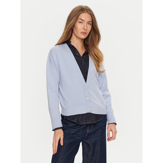 ViCOLO Kardigan 77036S Błękitny Regular Fit ze sklepu MODIVO w kategorii Swetry damskie - zdjęcie 182658233