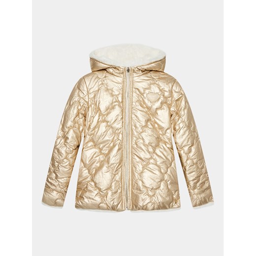 Guess Kurtka przejściowa J3BL05 WEYO0 Złoty Regular Fit ze sklepu MODIVO w kategorii Kurtki dziewczęce - zdjęcie 182658292