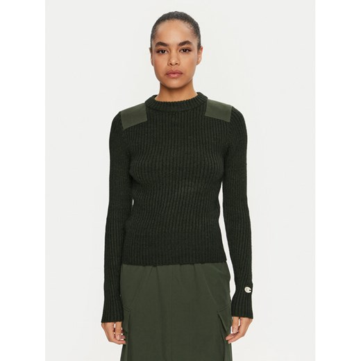 Champion Sweter 117495 Zielony Slim Fit ze sklepu MODIVO w kategorii Swetry damskie - zdjęcie 182658341
