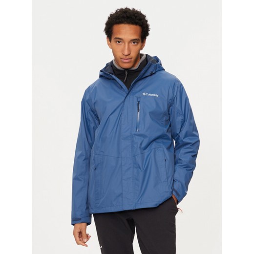 Columbia Kurtka przeciwdeszczowa Pouring Adventure™ III 2117171 Niebieski Regular Fit ze sklepu MODIVO w kategorii Kurtki męskie - zdjęcie 182658342