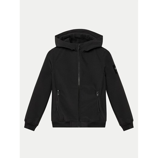 Jack&Jones Junior Kurtka softshell 12236738 Czarny Regular Fit ze sklepu MODIVO w kategorii Kurtki chłopięce - zdjęcie 182658423