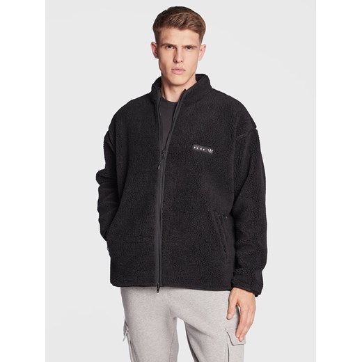 adidas Kurtka przejściowa Reclaim Sherpa Jacket HK2771 Czarny Regular Fit ze sklepu MODIVO w kategorii Kurtki męskie - zdjęcie 182658430