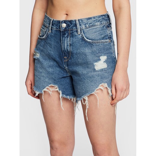 Pepe Jeans Szorty jeansowe Marly PL801009 Niebieski Regular Fit ze sklepu MODIVO w kategorii Szorty - zdjęcie 182658431