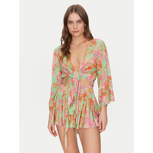 Guess Bluzka E5GH01 WH3X2 Kolorowy Regular Fit ze sklepu MODIVO w kategorii Bluzki damskie - zdjęcie 182658450