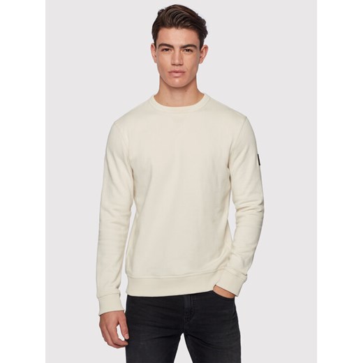 Boss Bluza Walkup 1 50426608 Beżowy Relaxed Fit ze sklepu MODIVO w kategorii Bluzy męskie - zdjęcie 182658454