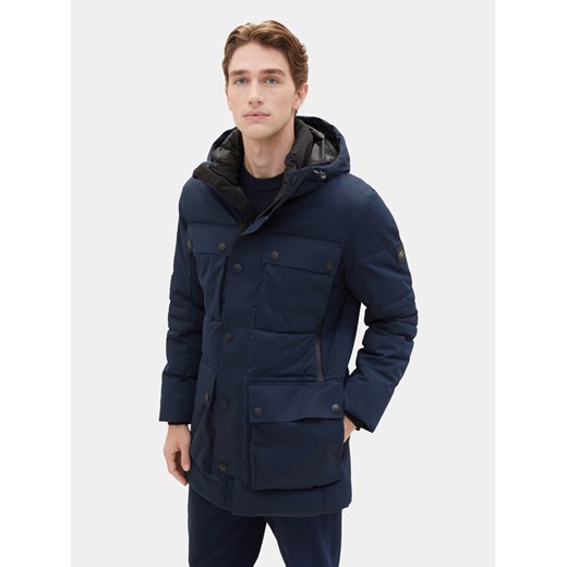 Tom Tailor Kurtka puchowa 1037359 Granatowy Regular Fit ze sklepu MODIVO w kategorii Kurtki męskie - zdjęcie 182658462
